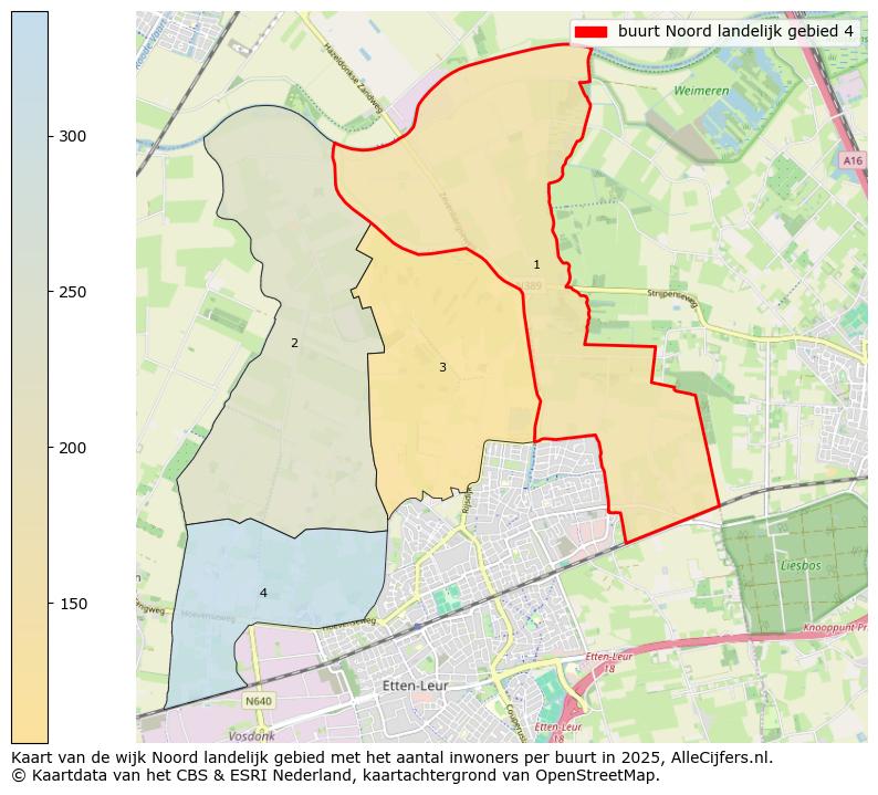 Afbeelding van de buurt Noord landelijk gebied 4 op de kaart.