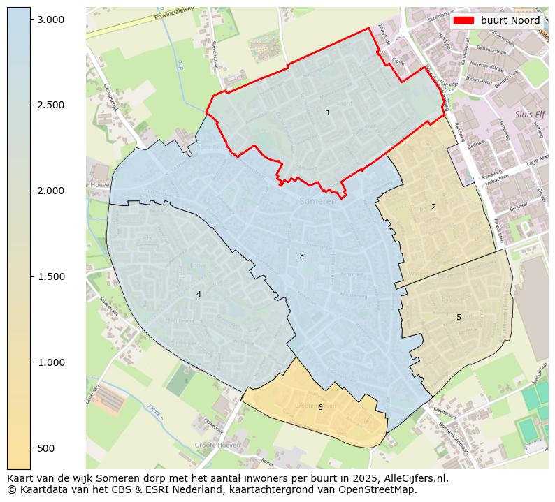Afbeelding van de buurt Noord op de kaart.