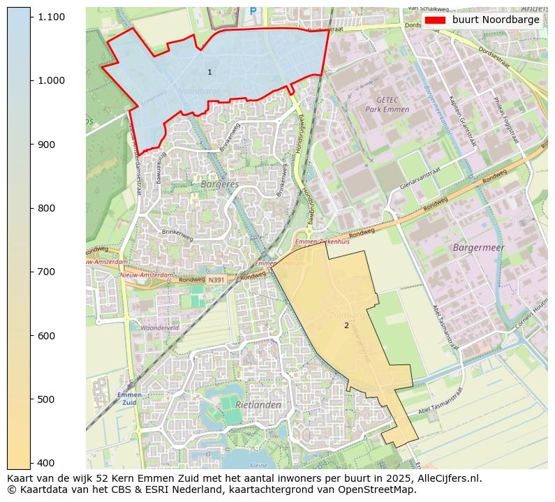 Afbeelding van de buurt Noordbarge op de kaart.