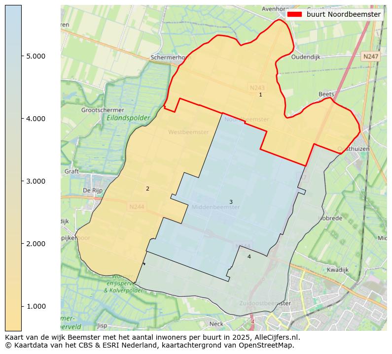 Afbeelding van de buurt Noordbeemster op de kaart.
