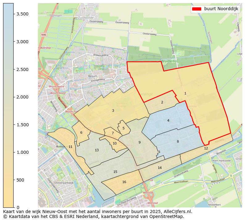 Afbeelding van de buurt Noorddijk op de kaart.