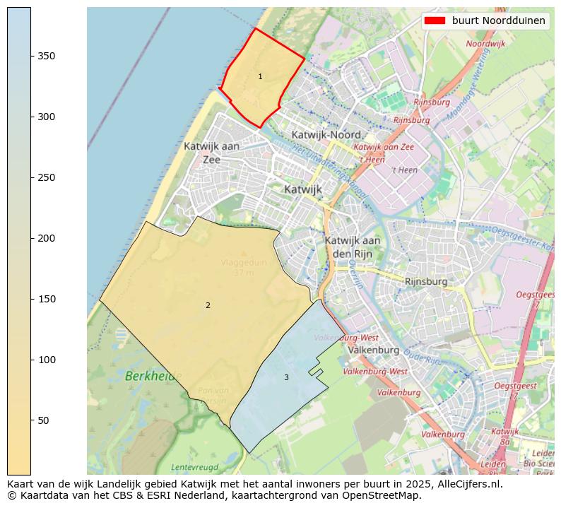 Afbeelding van de buurt Noordduinen op de kaart.