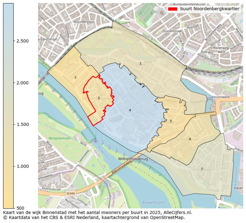 Afbeelding van de buurt Noordenbergkwartier op de kaart.