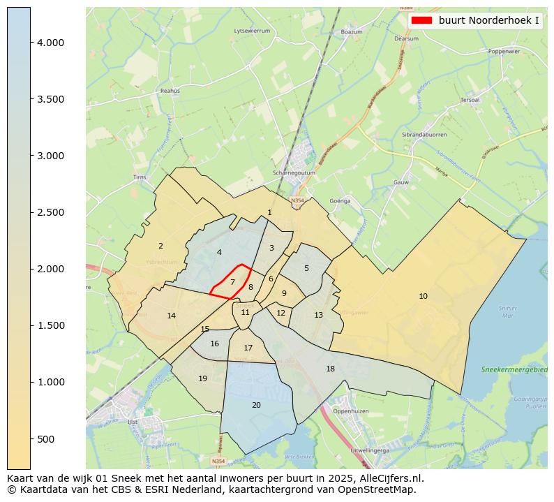 Afbeelding van de buurt Noorderhoek I op de kaart.
