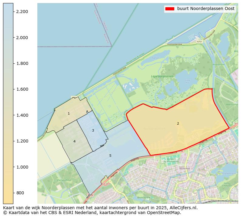 Afbeelding van de buurt Noorderplassen Oost op de kaart.
