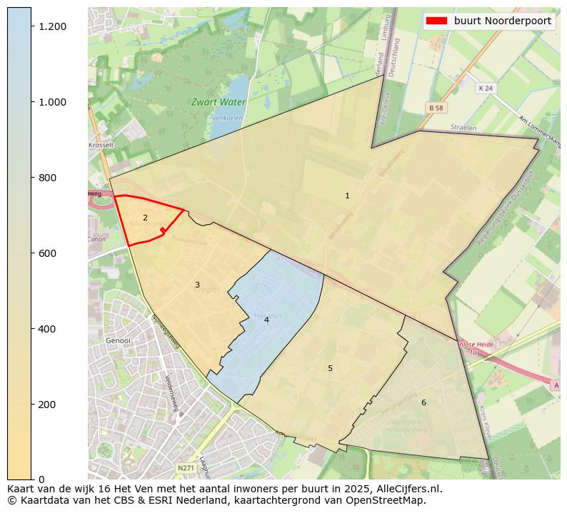 Afbeelding van de buurt Noorderpoort op de kaart.