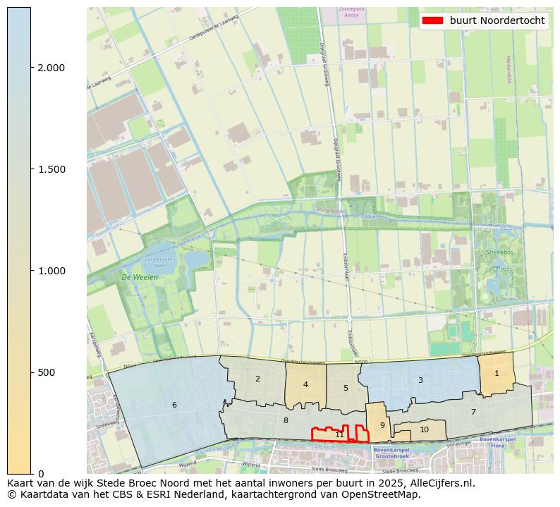 Afbeelding van de buurt Noordertocht op de kaart.