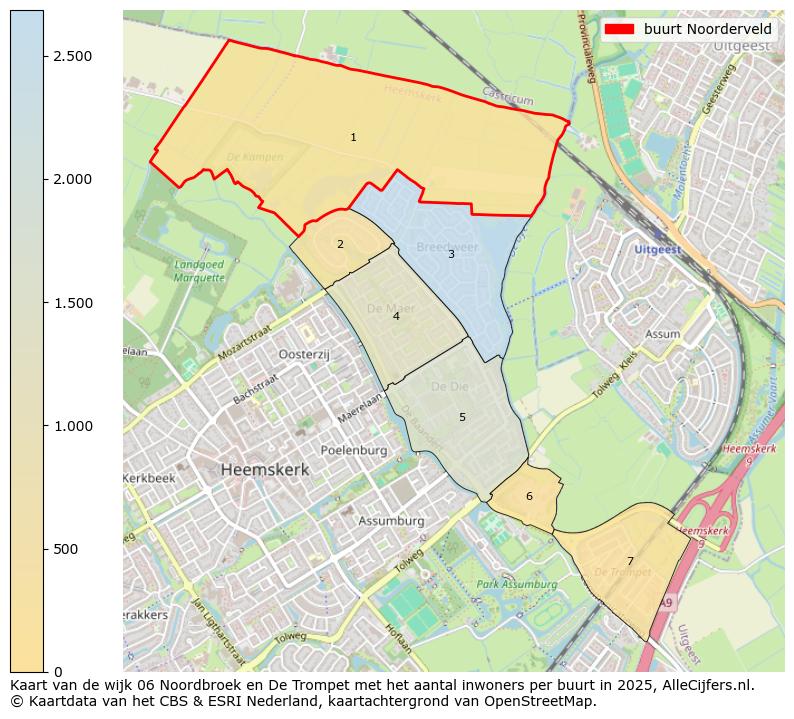Afbeelding van de buurt Noorderveld op de kaart.