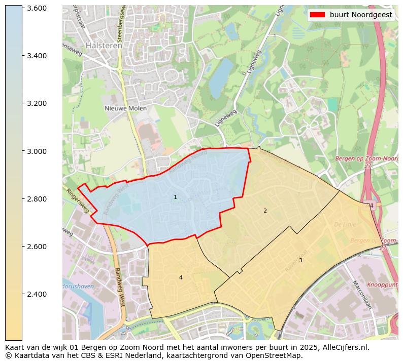 Afbeelding van de buurt Noordgeest op de kaart.