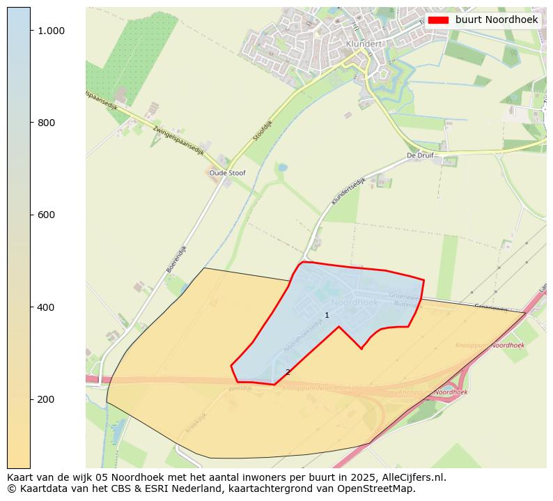 Afbeelding van de buurt Noordhoek op de kaart.
