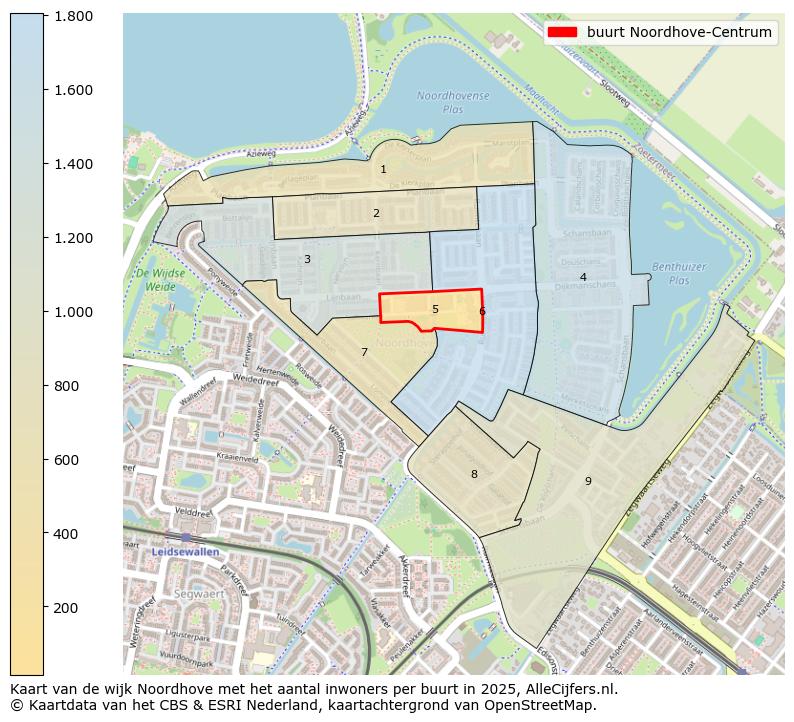 Afbeelding van de buurt Noordhove-Centrum op de kaart.