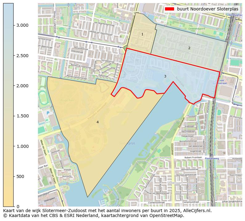Afbeelding van de buurt Noordoever Sloterplas op de kaart.