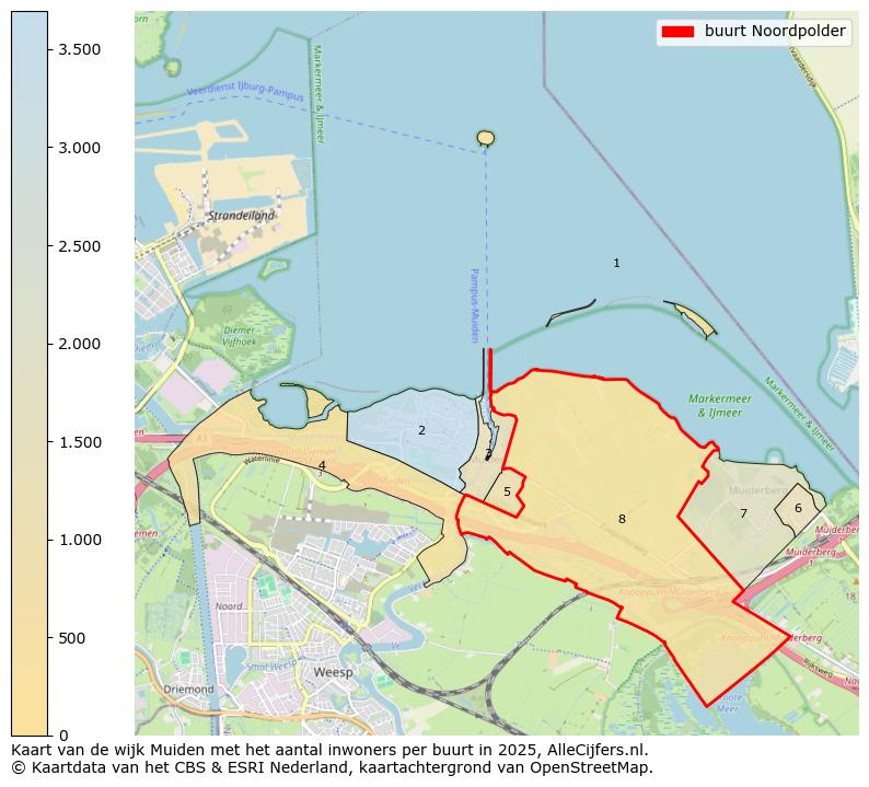 Afbeelding van de buurt Noordpolder op de kaart.