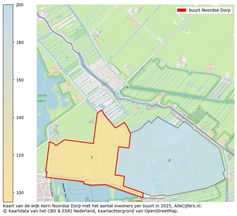 Afbeelding van de buurt Noordse Dorp op de kaart.