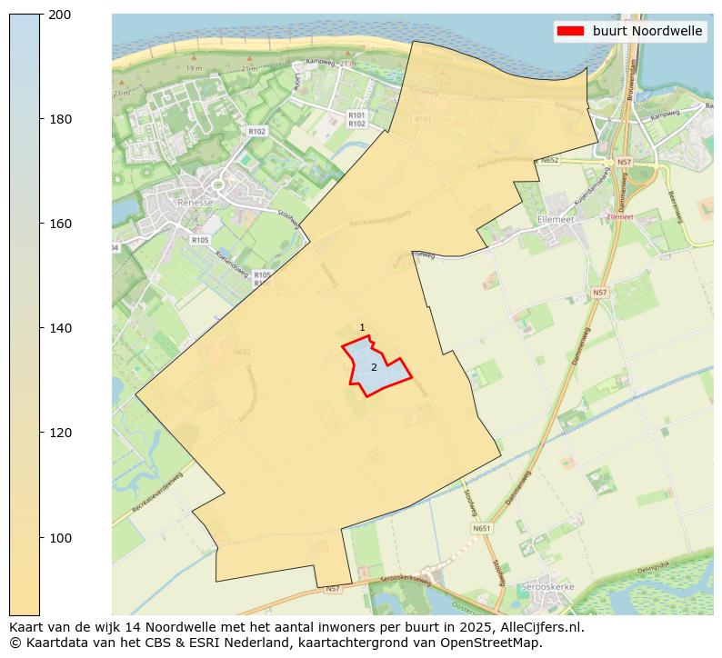 Afbeelding van de buurt Noordwelle op de kaart.