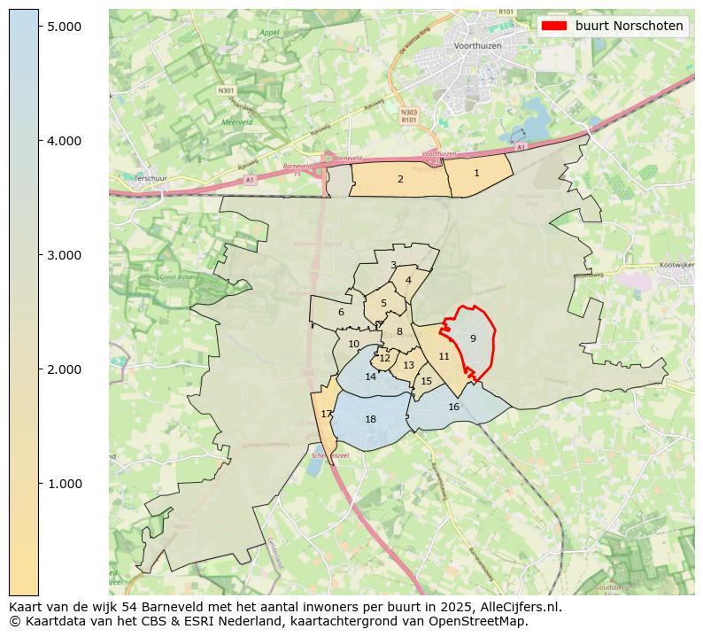 Afbeelding van de buurt Norschoten op de kaart.