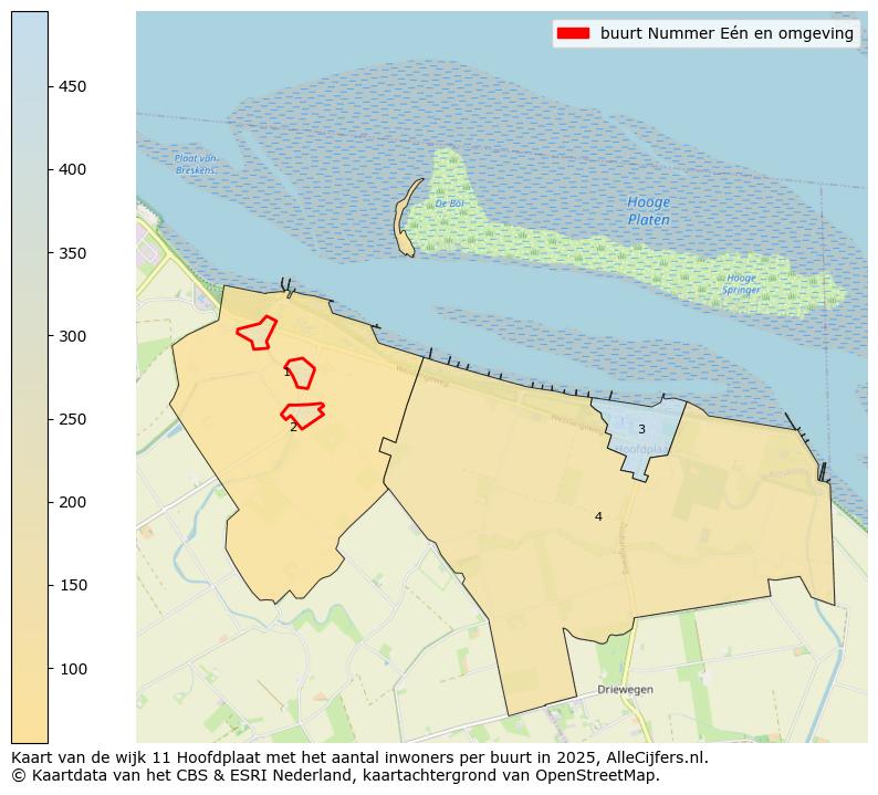 Afbeelding van de buurt Nummer Eén en omgeving op de kaart.