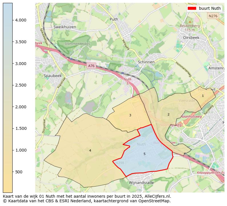 Afbeelding van de buurt Nuth op de kaart.