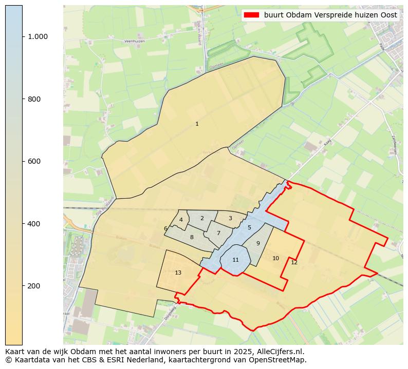 Afbeelding van de buurt Obdam Verspreide huizen Oost op de kaart.