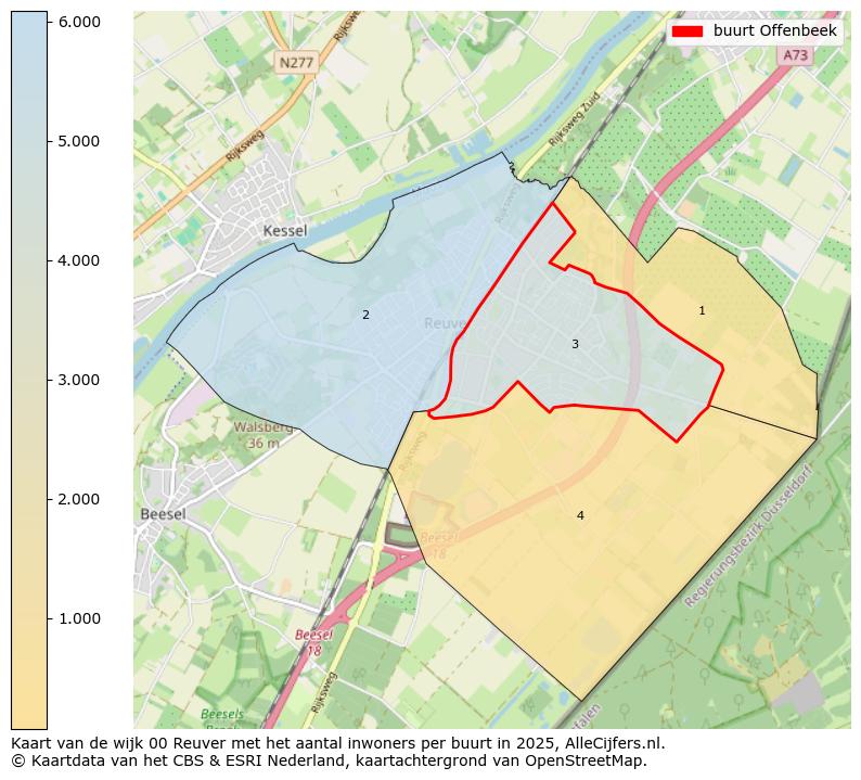Afbeelding van de buurt Offenbeek op de kaart.