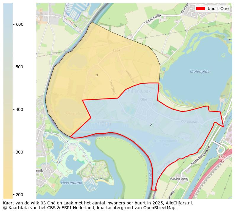 Afbeelding van de buurt Ohé op de kaart.