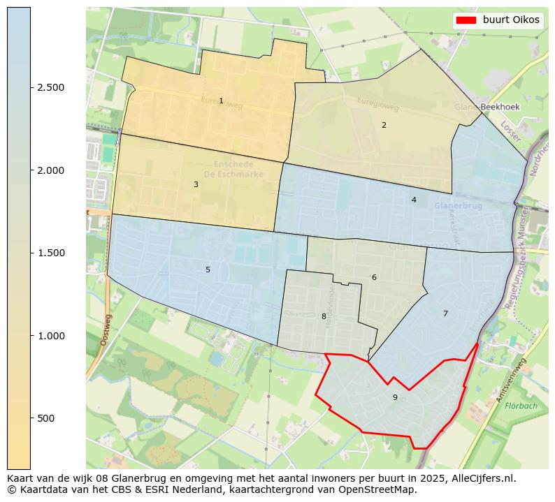 Afbeelding van de buurt Oikos op de kaart.