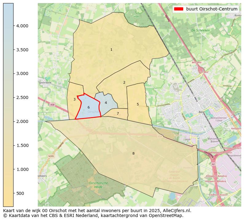 Afbeelding van de buurt Oirschot-Centrum op de kaart.