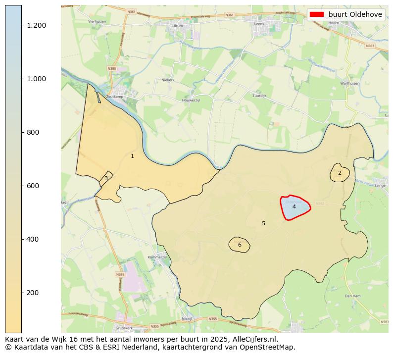 Afbeelding van de buurt Oldehove op de kaart.