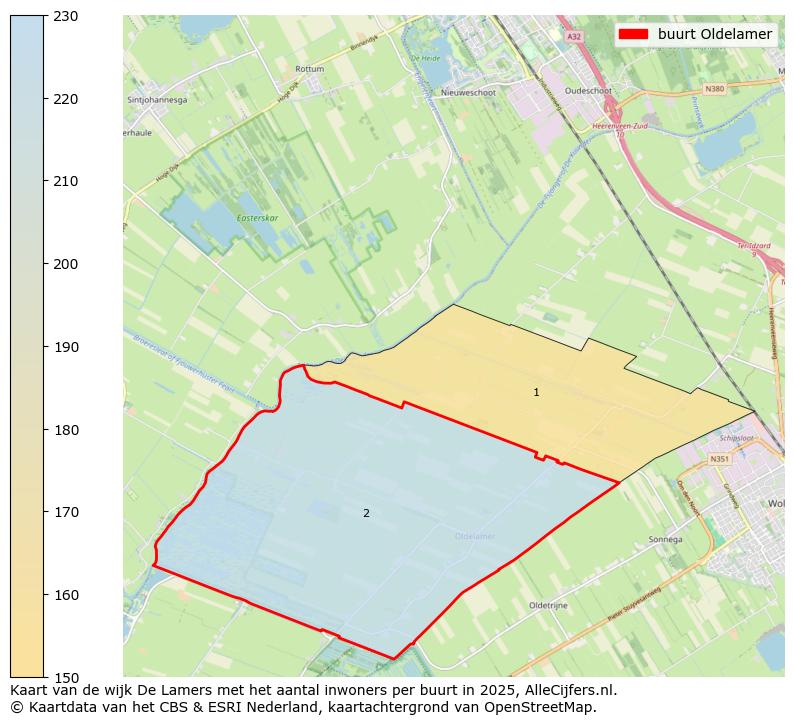 Afbeelding van de buurt Oldelamer op de kaart.
