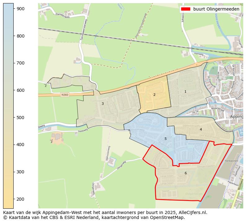Afbeelding van de buurt Olingermeeden op de kaart.