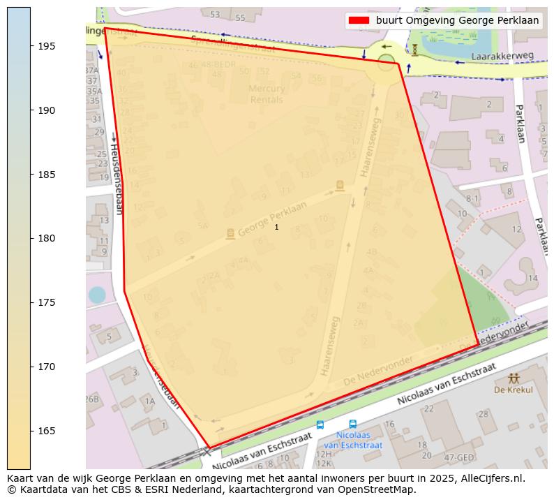 Afbeelding van de buurt Omgeving George Perklaan op de kaart.