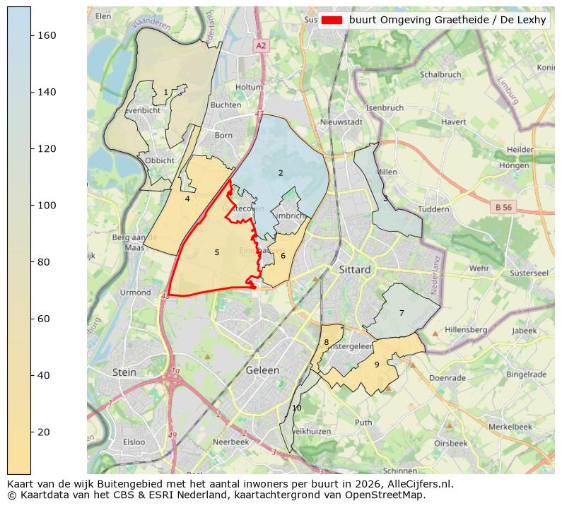 Afbeelding van de buurt Omgeving Graetheide / De Lexhy op de kaart.