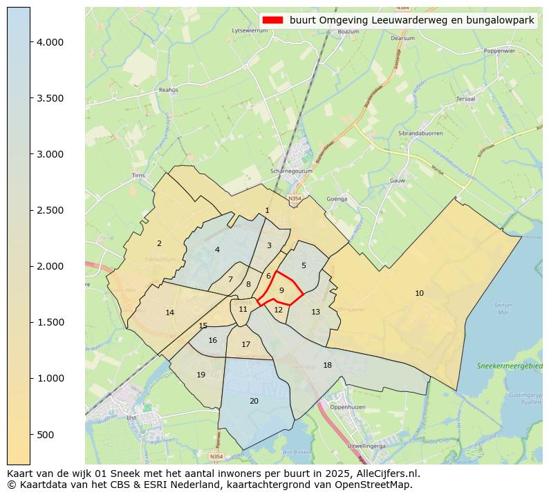 Afbeelding van de buurt Omgeving Leeuwarderweg en bungalowpark op de kaart.