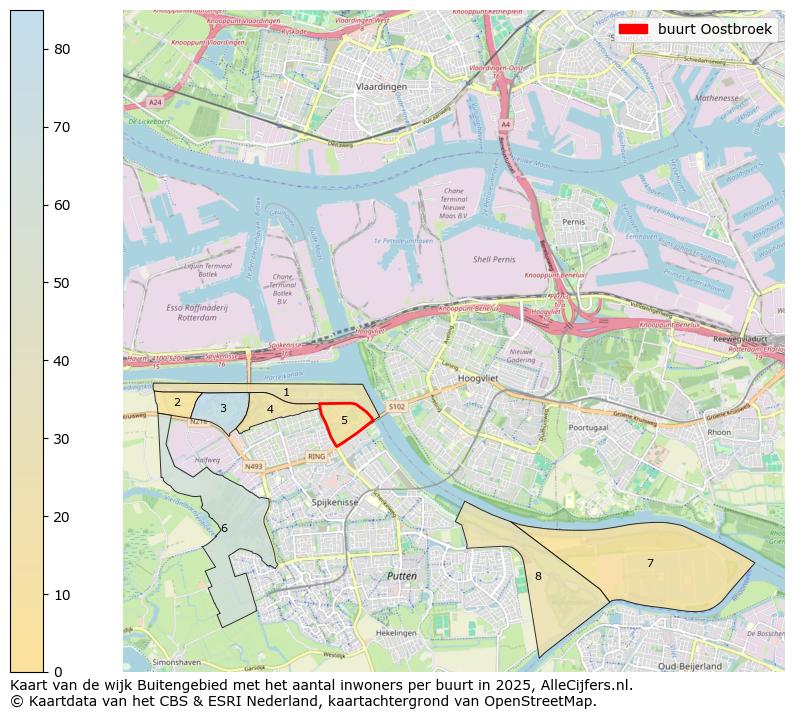 Afbeelding van de buurt Oostbroek op de kaart.