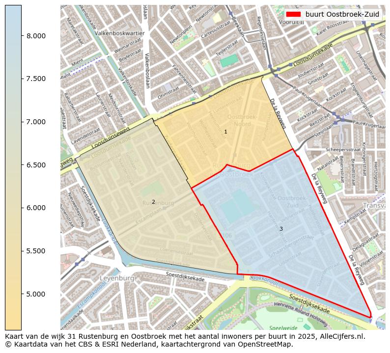 Afbeelding van de buurt Oostbroek-Zuid op de kaart.
