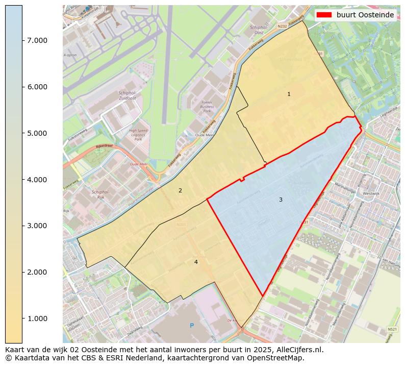 Afbeelding van de buurt Oosteinde op de kaart.