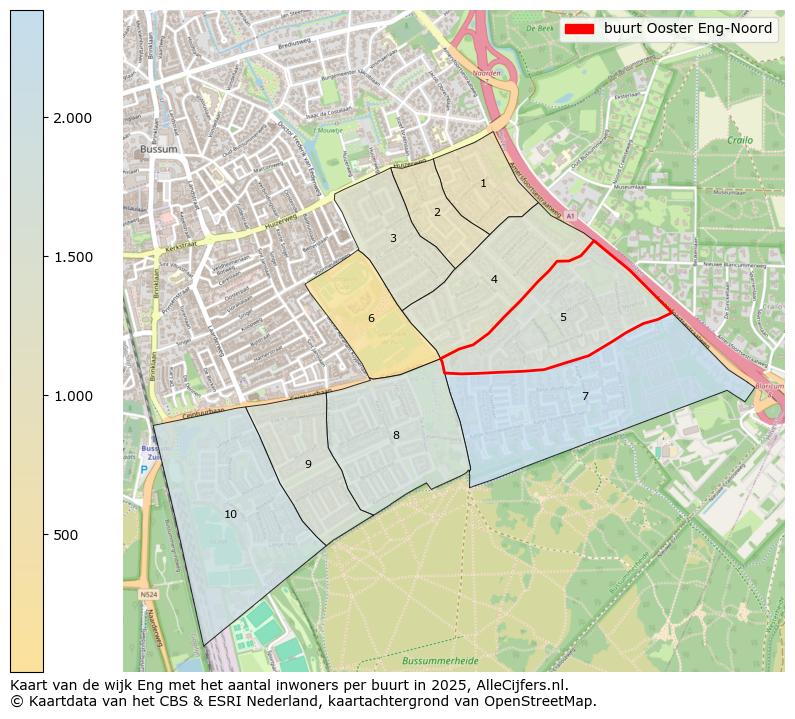 Afbeelding van de buurt Ooster Eng-Noord op de kaart.