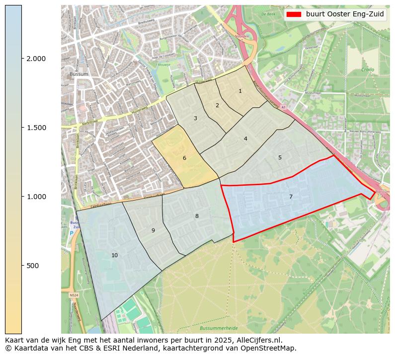 Afbeelding van de buurt Ooster Eng-Zuid op de kaart.