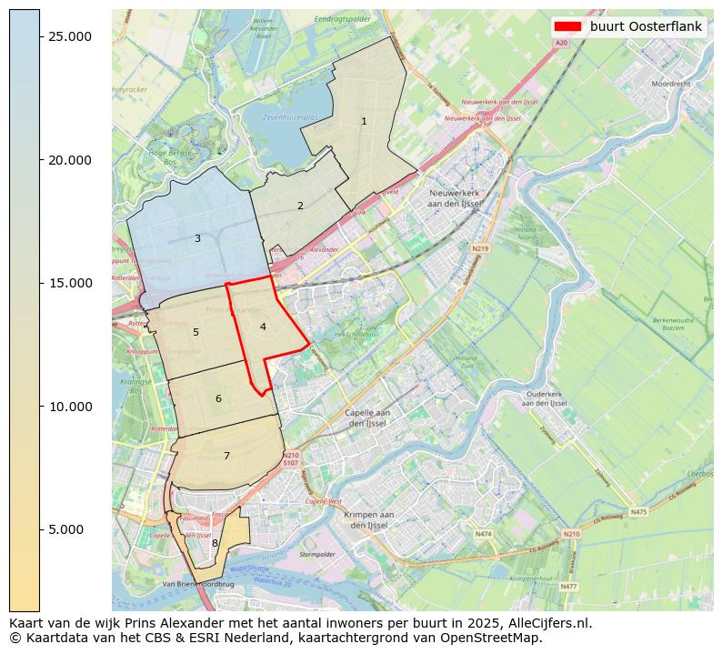 Afbeelding van de buurt Oosterflank op de kaart.