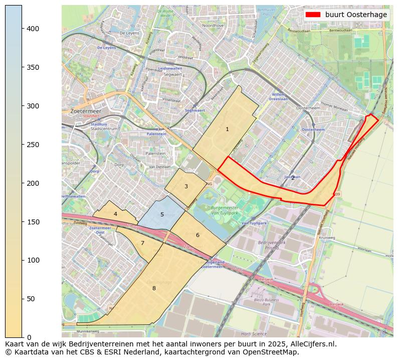Afbeelding van de buurt Oosterhage op de kaart.