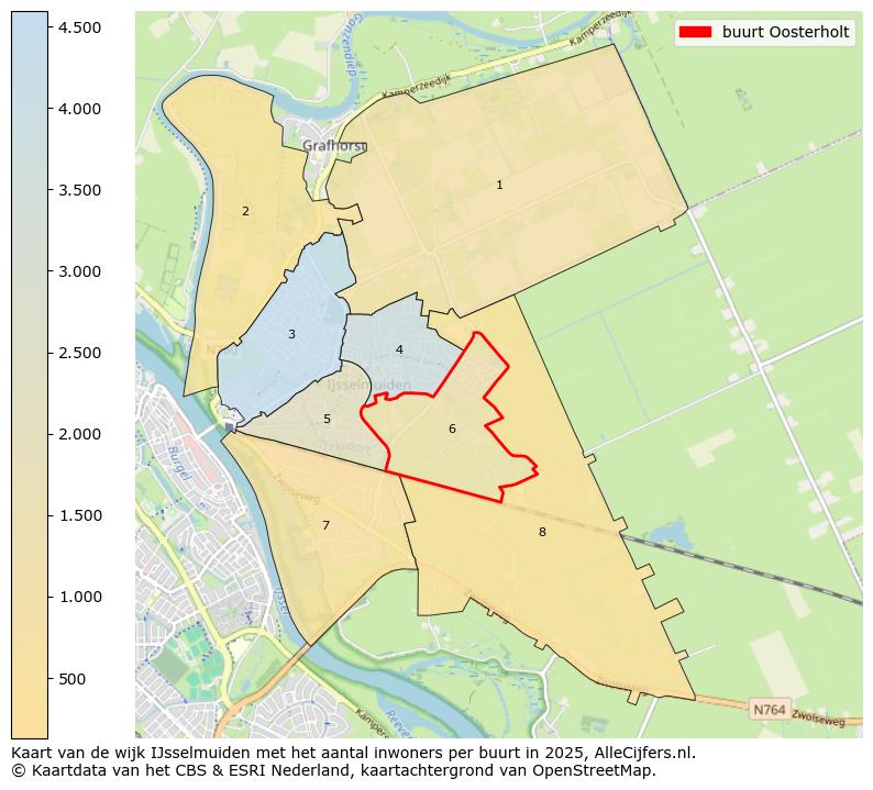 Afbeelding van de buurt Oosterholt op de kaart.