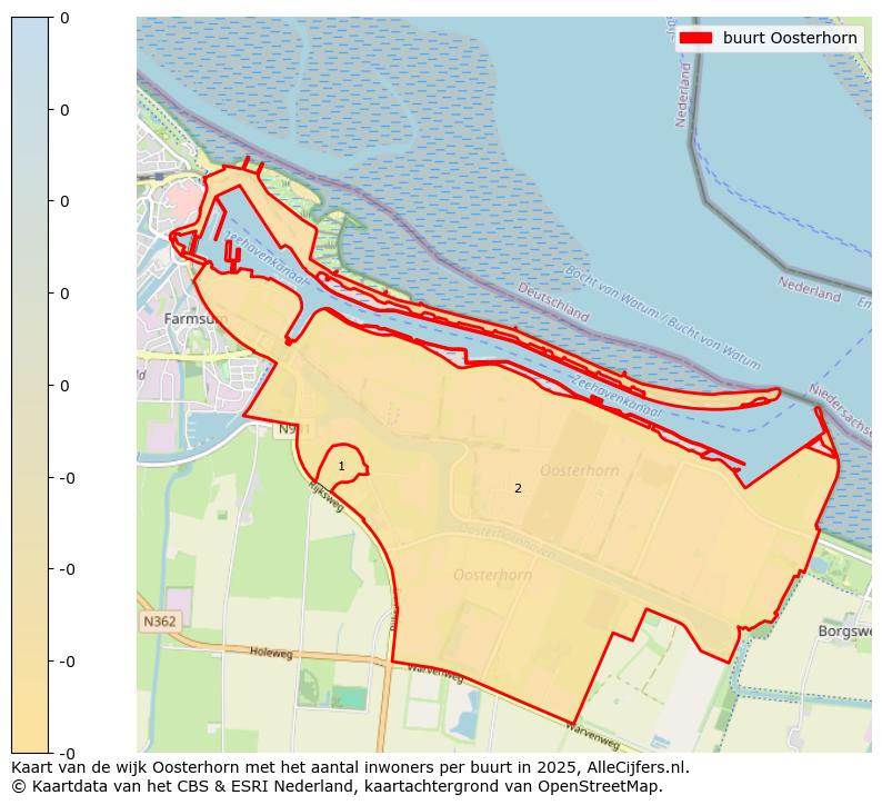 Afbeelding van de buurt Oosterhorn op de kaart.