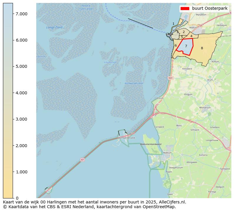 Afbeelding van de buurt Oosterpark op de kaart.