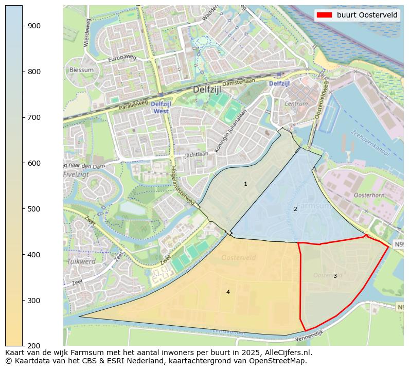 Afbeelding van de buurt Oosterveld op de kaart.
