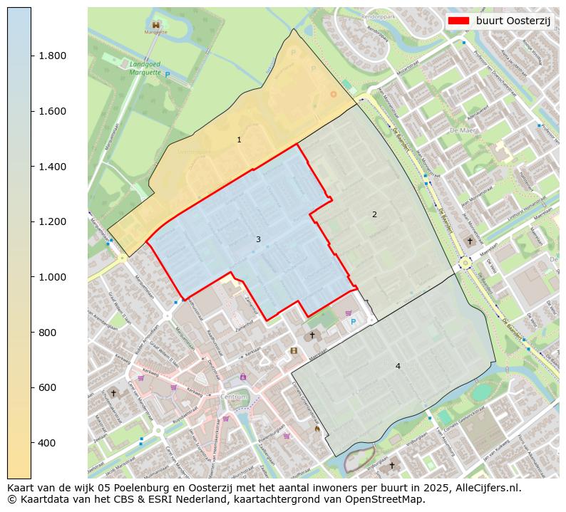 Afbeelding van de buurt Oosterzij op de kaart.