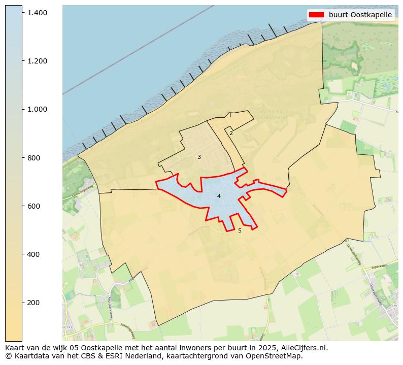 Afbeelding van de buurt Oostkapelle op de kaart.