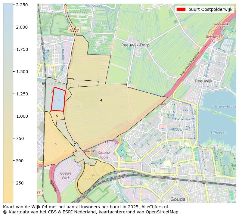 Afbeelding van de buurt Oostpolderwijk op de kaart.