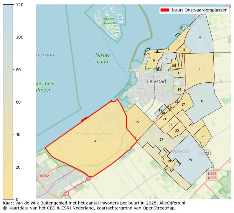 Afbeelding van de buurt Oostvaardersplassen op de kaart.