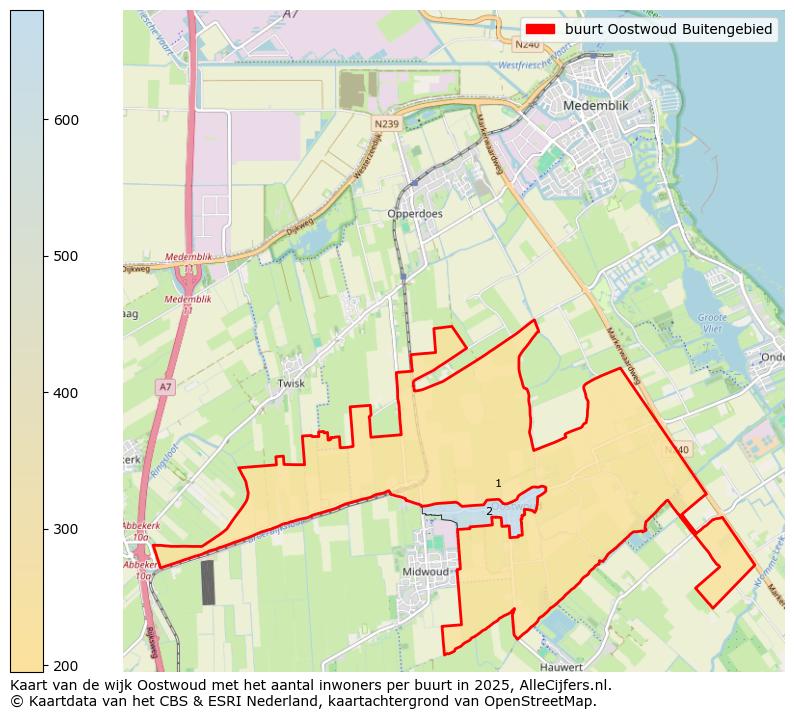 Afbeelding van de buurt Oostwoud Buitengebied op de kaart.