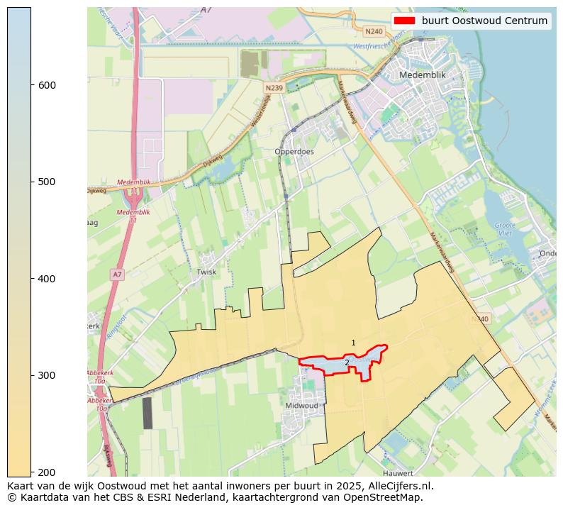 Afbeelding van de buurt Oostwoud Centrum op de kaart.